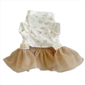 Sun Cream Tütülü Köpek Elbisesi,  Kıyafeti Tutu - 7