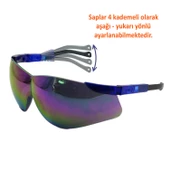 Bisiklet Gözlüğü UV Korumalı Ayarlanabilir Bisikletçi Gözlük Aynalı Gökkuşağı - 4
