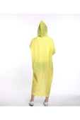 Marluk Hava Alabilen Su Geçirmeyen Şeffaf Yağmurluk Mrc-881 Sarı Tek Ebat - 3