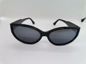 Cat Eye Bayan Oval Güneş Gözlüğü Beyaz Güneş Gözlüğü Siyah Tek Ebat - 1