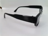 Cat Eye Bayan Oval Güneş Gözlüğü Beyaz Güneş Gözlüğü Siyah Tek Ebat - 4