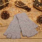 Antrasit Unisex Triko Kesik Eldiven Gri Tek Ebat - 3