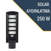 Lexron 250 W Güneş Panelli Led Solar Aydınlatma Armatürü - 2