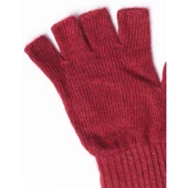 Antrasit Unisex Triko Kesik Eldiven  Bordo Tek Ebat - 2