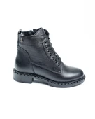 PEPİTA 8495 TOPUKLU FERMUAR VE BAĞCIKLI DERİ KADIN BOT thumbnail 2