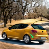 Seat İbiza HB 2013-2017 Arka Tampon Sol Reflektörü 6J4945105C - 1