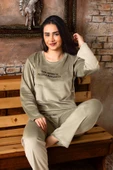 Nisanca Kışlık Kadın Kadife Pijama Takımı - Süper Soft Serisi thumbnail 8