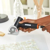 Worx Wx745.9 Makerx 20Volt Profesyonel 38Mm Kumaş, Deri, Karton Kesici (Akü Dahil Değildir) - 12