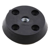 Mobilya Masa Sehpa Ayağı Bağlantı Aparatı Düz Ayak Tabanı Siyah (10 Adet) - 2