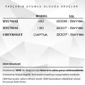 SsangYong Kyron için Yan Ayna Motor Tamir Dişlisi Çelik Metal - 2
