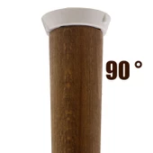 Mobilya Masa Sehpa Ayağı Bağlantı Aparatı Düz Ayak Tabanı Beyaz (10 ADET) - 4