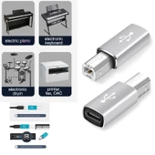 Type c dişi to usb B erkek midi dj denetleyiciler için çevirici gmş - 5