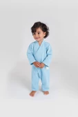 Uzun Kimono Tulum Gökyüzü Mavisi - 2