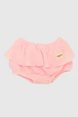 Müslin Etekli Şort Pembe - 2
