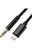 İphone 7 8 X Max 11 12 13 Pro Uyumlu Aux Dönüştürücü Kablo Lightning Girişli 1mt - 1