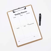 Sekreter Dosyalı Sümen (Haftalık Planlayıcı) A4 Boy - 1