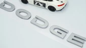 DK Tuning Dodge Bagaj Gri ABS 3M 3D Yazı Logo Amblem - 3