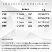 2 Adet BMW 3 Serisi için Klima Havalandırma Gril Panel Düğmesi - 2