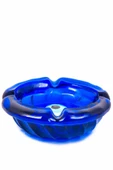 2 Adet Yuvarlak Dekoratif Cam Nazar Boncuklu Kül Tabağı - Küllük 11x11 cm - 3