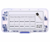 200 Adet Transistör Seti Kutulu 10 Tip Npn Pnp To-92 Bc327 Bc337 Bc517 Bc547 Bc548 Bc549 Bc550 - 1