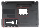 Sony Vaio SVE1513MPXS Alt Kasa Siyah V1 - 1