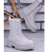 Ghattix Şanzeli 2 Kışlık Kaymaz Taban Kadın Düz Bot - 4