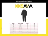 Motosiklet Yağmurluğu Alt Üst Takım Pvc Su Geçirmez  Motorcu Yağmurluk - Kurye Yağmurluk - 6