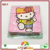 Ahşap 9 Parça  Yapboz Küp Puzzle - 2