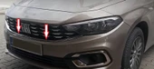 Fiat Egea Ön Panjur Alt Çıtası (U Formlu) Krom 2021+ - 1