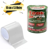 Tamir Bandı Şeffaf Suya Dayanıklı Su Geçirmez Sızdırmaz Bant 10 cm x 1.5 Metre thumbnail 1