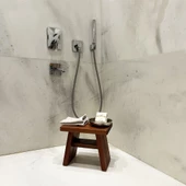 Shark Anatolia Maun Ahşap Banyo Taburesi Oturak - 5