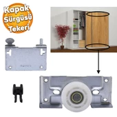 Gardrop Vestiyer Yüklük Mobilya Sürgülü Dolap Kapağı Sürme Kapak Teker Mekanizması Ray Makara - 1