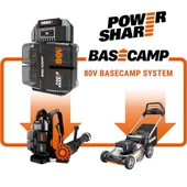 WORX WG761E 80Volt 4.0Ah. Li-ion 51cm Profesyonel Kömürsüz Şarjlı Çim Biçme - 12