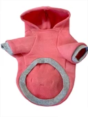 Pinky Rabbit Sweatshirt Kapşonlu Kedi Kıyafeti Kedi Sweatshirt thumbnail 5