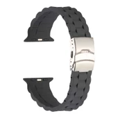 Vendas Apple Watch 42mm Uyumlu Kademe Ayarlı Silikon Kordon - 3
