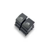 VW Golf 5 2004-2008 Sol Ön Kapı Cam Açma Düğmesi Çiftli 1K3959857 - 1
