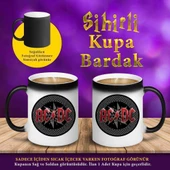 AC DC Grup Logosu Sihirli Hediyelik Kupa Bardak-S74007 - 2