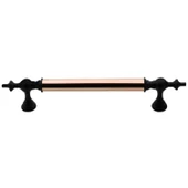 Osmanlı Sürgülü Kapı Çekme Kolu Tutma Kulpu Kulbu Çelik Dış Kapı Tutamağı Kol Bakır Siyah 30 Cm thumbnail 5