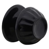 Papatya Kapı Tokmağı Kapı Topuzu Babası Kolu Siyah Metal Tokmak (10 ADET) thumbnail 6