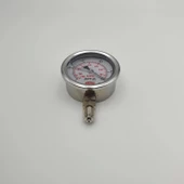 Vakummetre Gliserinli Alttan Çıkışlı Q63 - 0 - 1 - 760 Bar 1/4 thumbnail 6