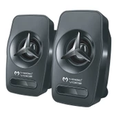 T-19 1+1 USB PC MİNİ HOPARLOR (2X3 WATT) MAGICVOICE - 1
