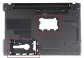 Sony Vaio SVE1511GFXW Alt Kasa Siyah V1 - 1