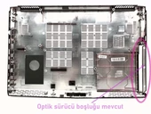 MSI GE62 2QE Alt Kasa - 1
