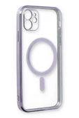 Logis İphone 11 Kamera Korumalı Magsafe Kablosuz Şarj Uyumlu Renkli Şeffaf Kılıf - 7