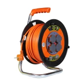 Bylion 50 Metre 3x1.5 mm Seyyar Makaralı Uzatma Kablosu Kapaklı Termal Sigortalı - 3