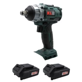 KLPRO KLSS18B-20 18Volt/2.0Ah Li-ion Çift Akülü Kömürsüz Prof. Şarjlı Somun Sıkma Makinesi - 1