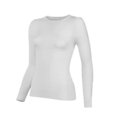 6 Adet Yıldız Bayan Likralı Uzun Kollu T-Shirt Fanila Beyaz 2145 - 1