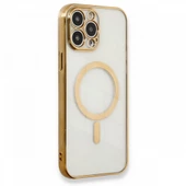 Logis İphone 13 Pro Max Kamera Korumalı Magsafe Kablosuz Şarj Uyumlu Renkli Şeffaf Kılıf - 2