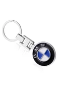 Bmw Logolu Krom Oto Araba Anahtarlık - 1