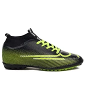 Albishoes Super Mercury Bilekli Boğazlı Çoraplı Çim Dişsiz Düz Halısaha Futbol Ayakkabısı - 1